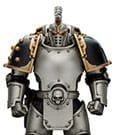 Warhammer The Horus Heresy Action Figure 1/18 lron Warriors Command Squad Chosen with Legion Standard 12 cm