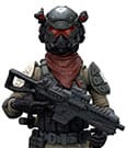 APOC Series Dark Source Action Figur Stellar Scar Assault Team Gravelgold 22 cm