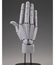 Takahiro Kagami PVC Artist Support Item Hand 1/1 Model Men /R Grey 22 cm