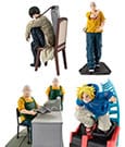 Sakamoto Days Petitrama EX Series Trading Figure 3-Set Cut Out Scenes Set 9 cm