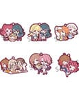 Idolmaster Rubber Mascot Buddycolle Rubber Charms Gakuen 7 cm Assortment (6)