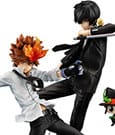 Katekyo Hitman Reborn! G.E.M. Series PVC Statue Tsunayoshi Sawada & Kyoya Hibari & Reborn Set 21 cm