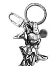 Mickey Mouse Pewter-Keychain Minnie
