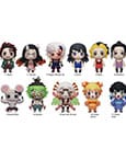 Demon Slayer: Kimetsu no Yaiba 3D PVC Bag Clips Series 6 Display (24)