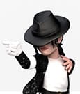 Michael Jackson Minix Figure Billie Jean 12 cm