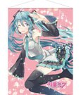 Hatsune Miku Wallscroll Pink Glitter Miku 50 x 70 cm