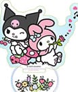 Sanrio Acrylic Stand Kuromi & My Melody Holographic 6 cm