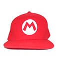 Super Mario Snapback Cap Mario Abzeichen