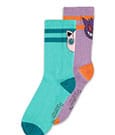 Pokemon Socken 2er-Pack Köpfe Grau 39-42
