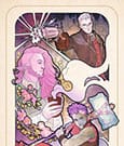 Critical Role Art Print Taliesin Jaffe: 10th Anniversary Art Nouveau Illustrations 46 x 28 cm - unframed