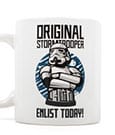Original Stormtrooper-Tasse „Enlist Today“, weiß