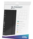 Ultimate Guard 18-Pocket-Seiten, seitlich einladbar, Schwarz (10)