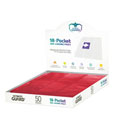 Ultimate Guard 18-Pocket-Seiten, seitlich einladbar, Rot (50)