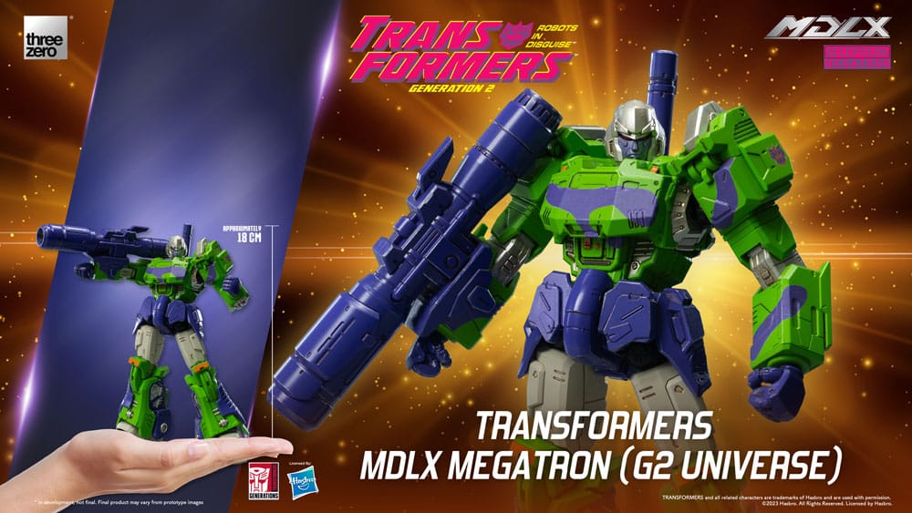 Transformers MDLX Actionfigur Megatron (G2 Universum) 18 cm