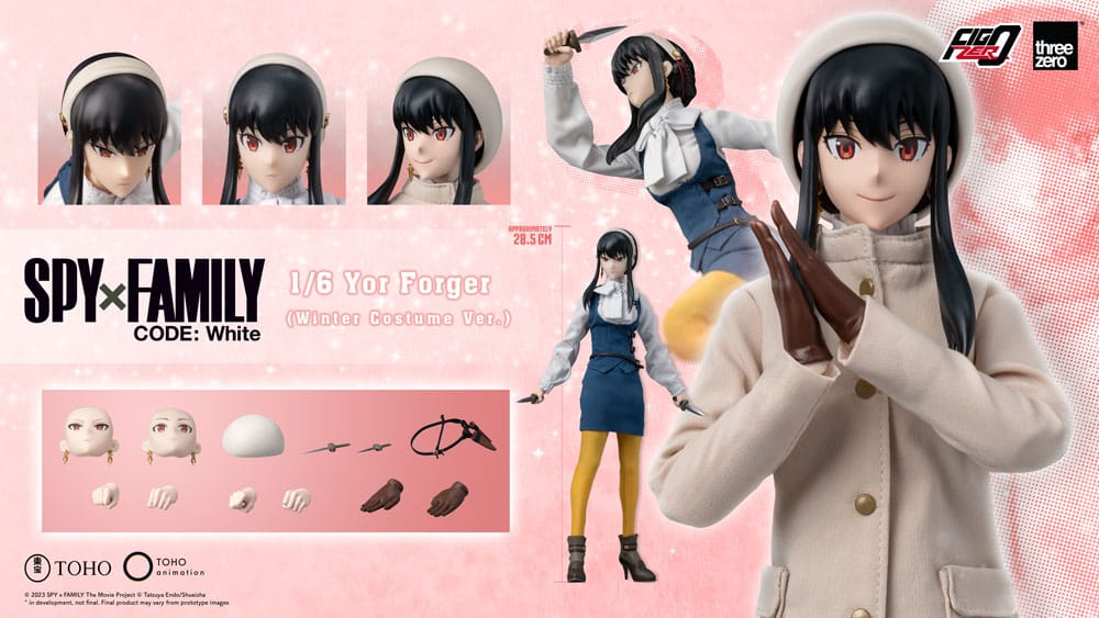 Spy x Family FigZero Actionfigur 1/6 Yor Forger (Winterkostüm Ver.) 31 cm