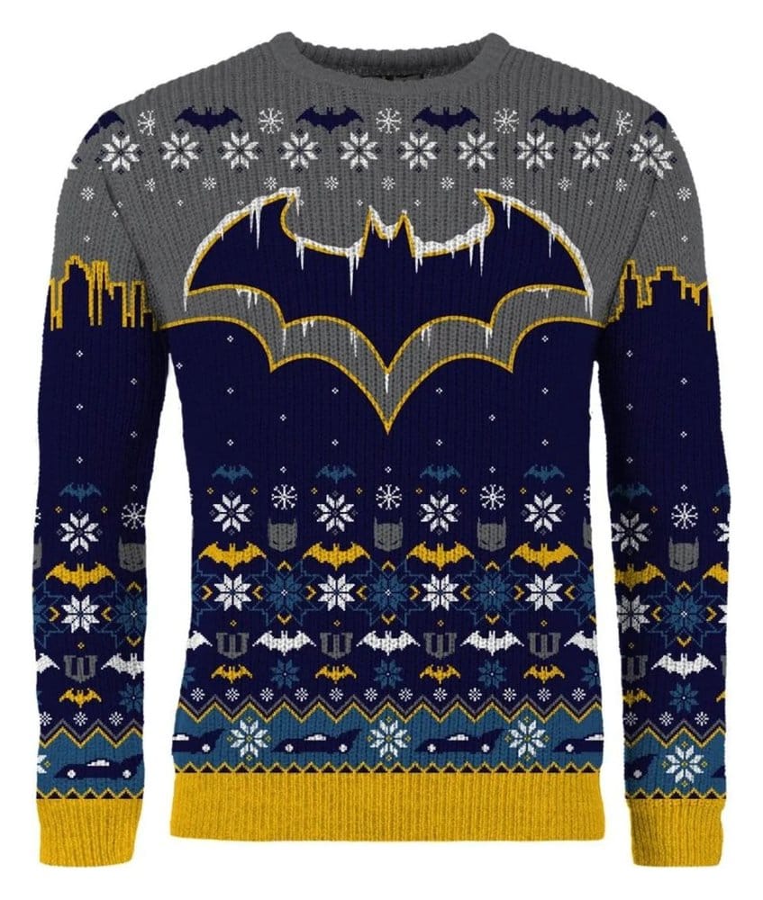 Batman Christmas Sweater Frosty Size XXL