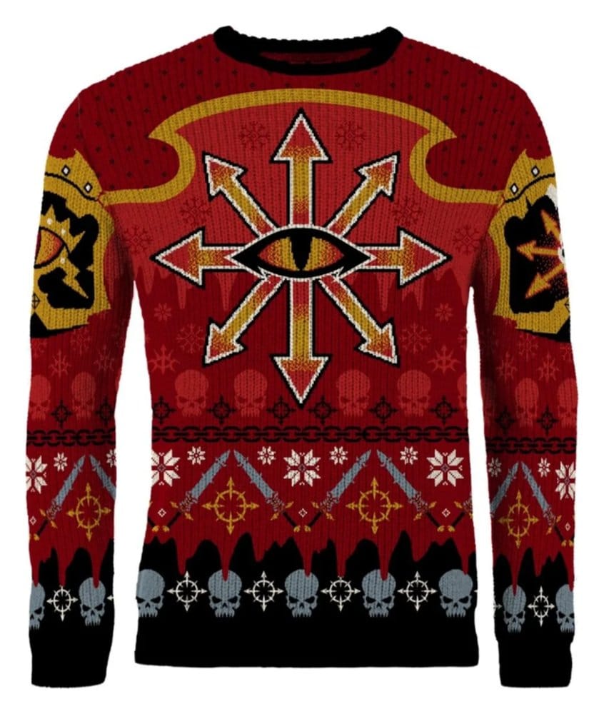 Warhammer 40,000 Christmas Sweater Chaos Size XXL