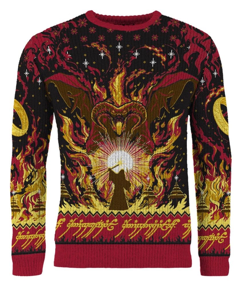Lord of the Rings Christmas Sweater Balrog Size M