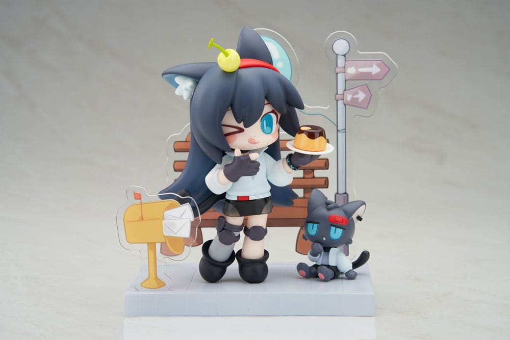 Arknights PVC Statue Dessert Time Series Q Figur Blaze 11 cm