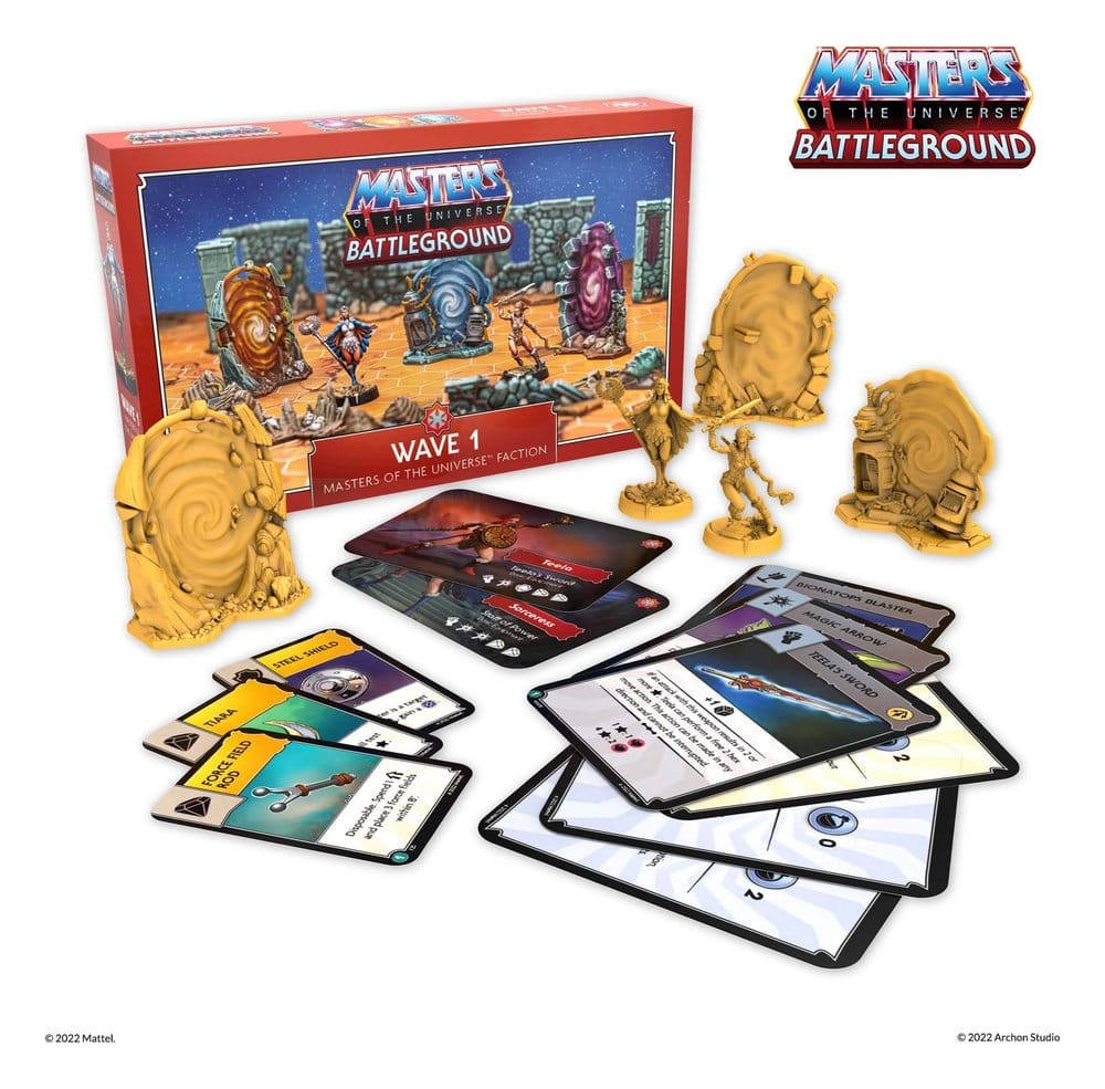 Masters of the Universe: Battleground Miniatures Game Wave 1: Masters of the Universe Faction *English Version*
