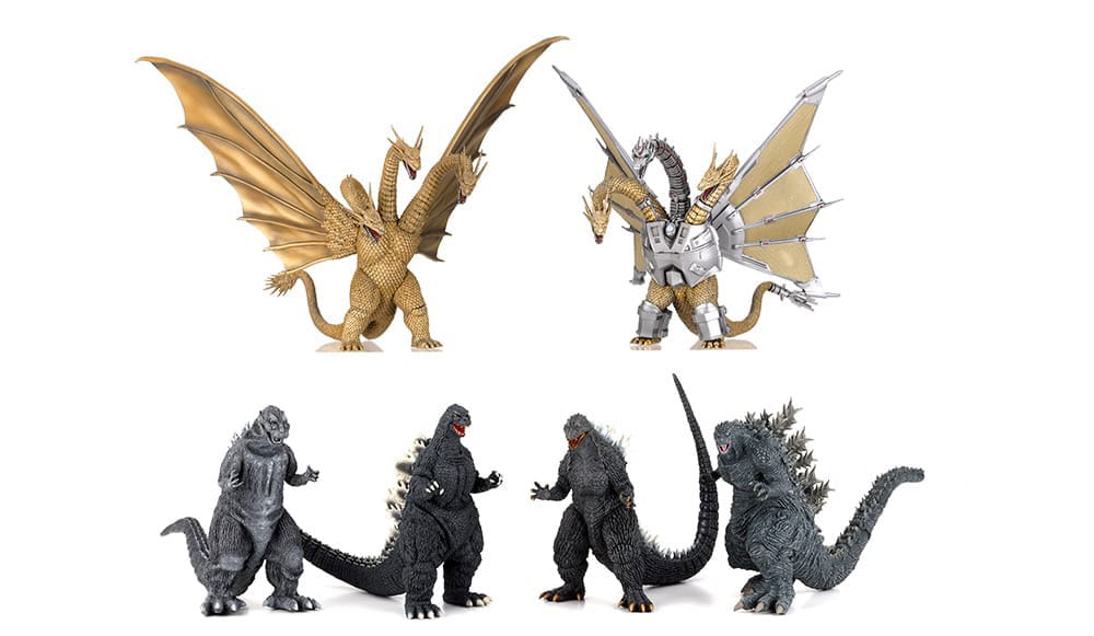 Godzilla Generations Gekizou-Serie PVC-Statuen 8 - 9 cm Sortiment Kaiju Teil. 1 (6)