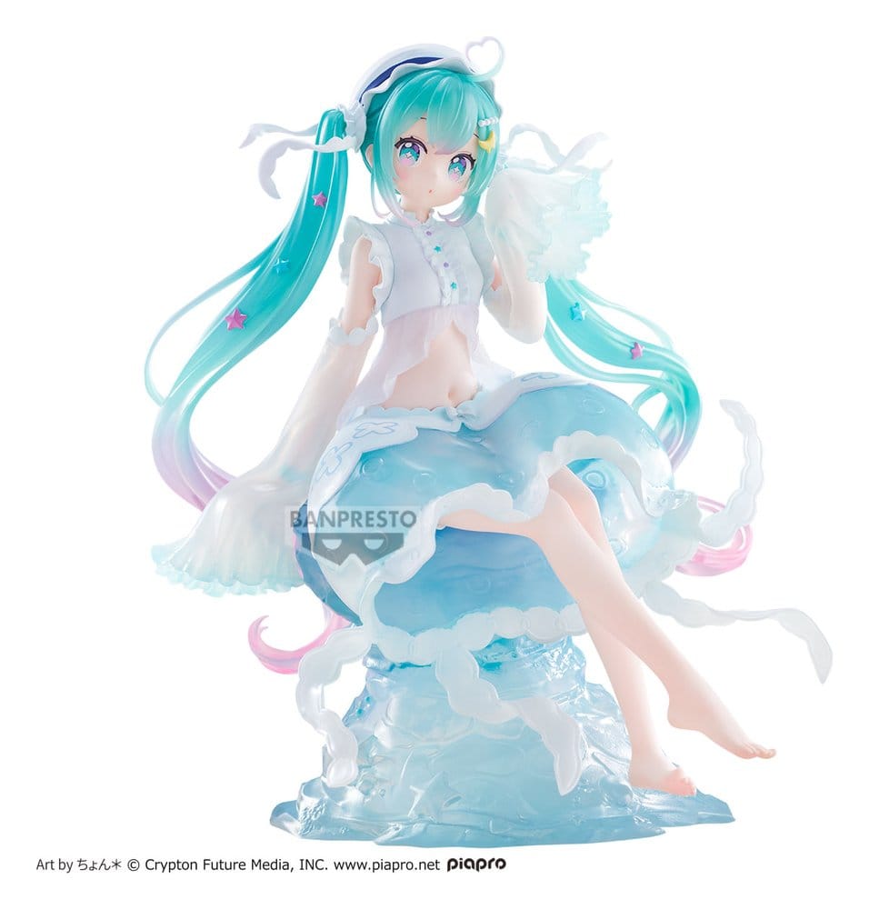 Hatsune Miku Banpresto Evolve Clearluxe PVC Figure Jellyfish 20 cm