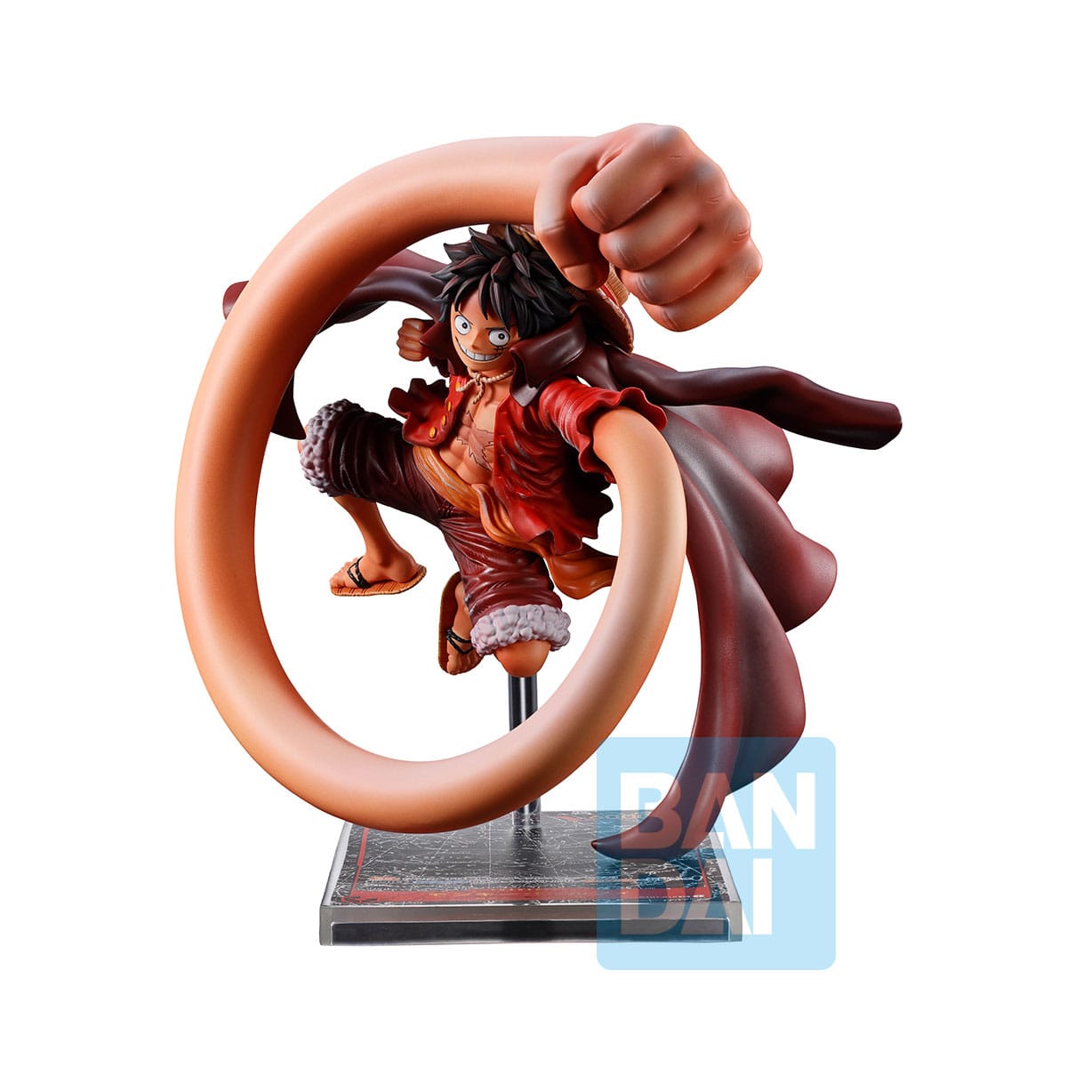 One Piece Card Game Ichibansho PVC Statue Monkey D. Luffy 18 cm