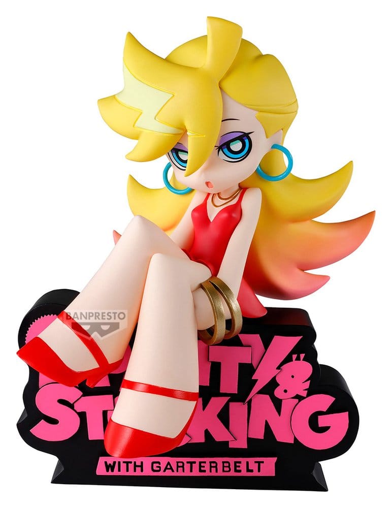 New Panty & Stocking with Garterbelt Monitor Top Figz PVC Figure Panty 12 cm