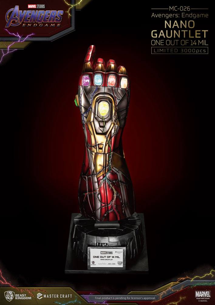 Avengers Endgame Master Craft Statue Nano Gauntlet 1/14000605 47 cm
