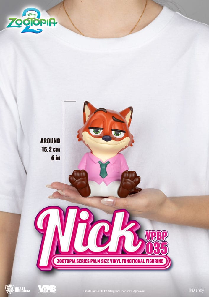 Zootopia Piggy Vinyl Bank Nick 15 cm