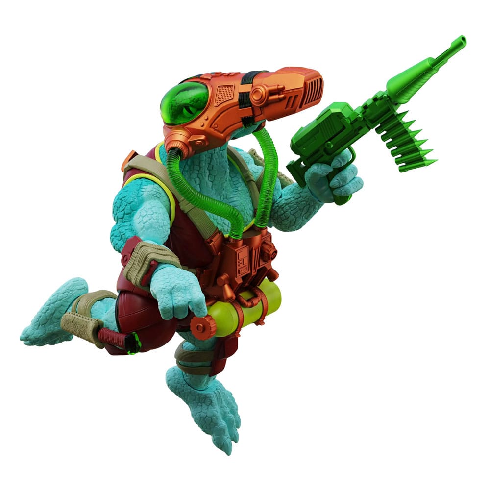 Saurozoic Warriors Rock Actionfigur Javvik Mosa Mosasaurus (Underwater Assault) 15 cm