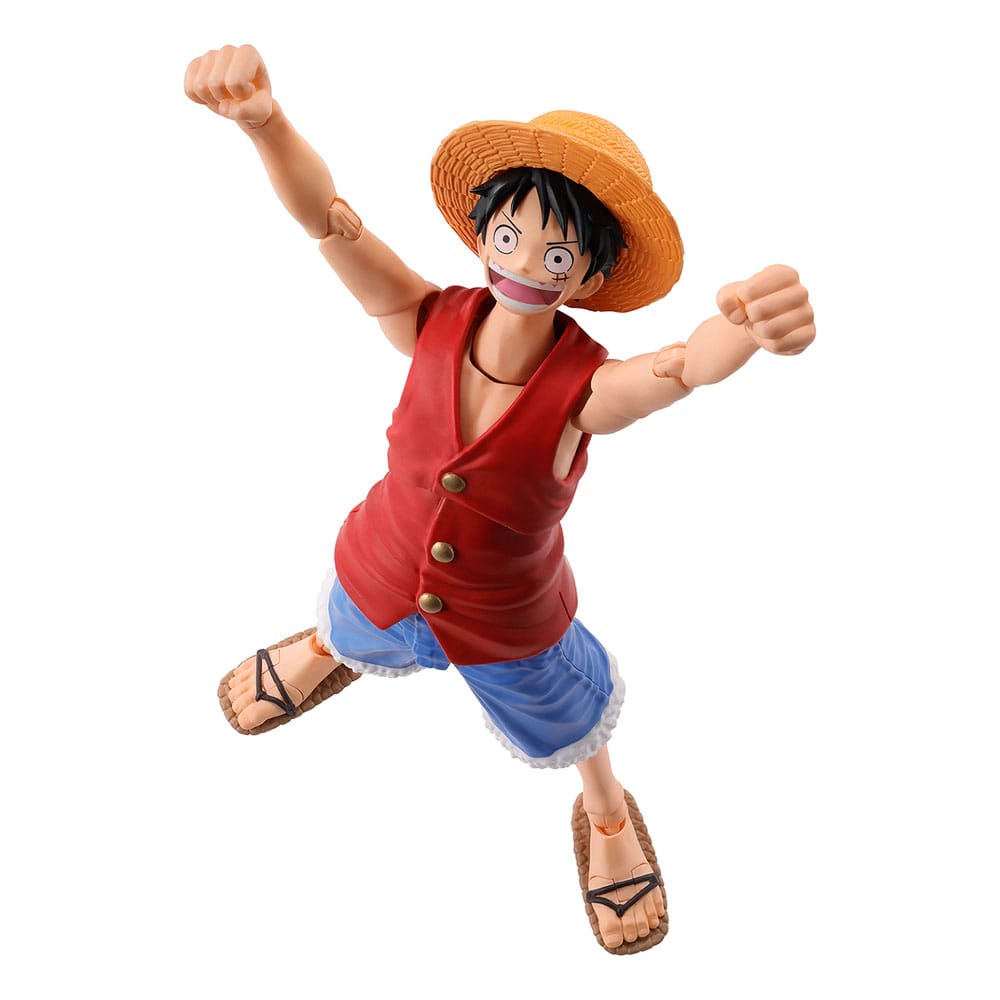 One Piece SH Figuarts Actionfigur Monkey D. Ruffy Romance Dawn 15 cm