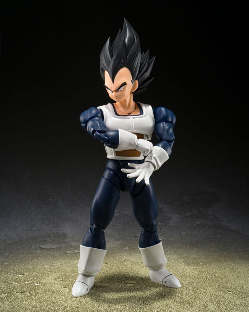 Dragon Ball SH Figuarts Actionfigur Vegeta Old Battle Clothes 14 cm