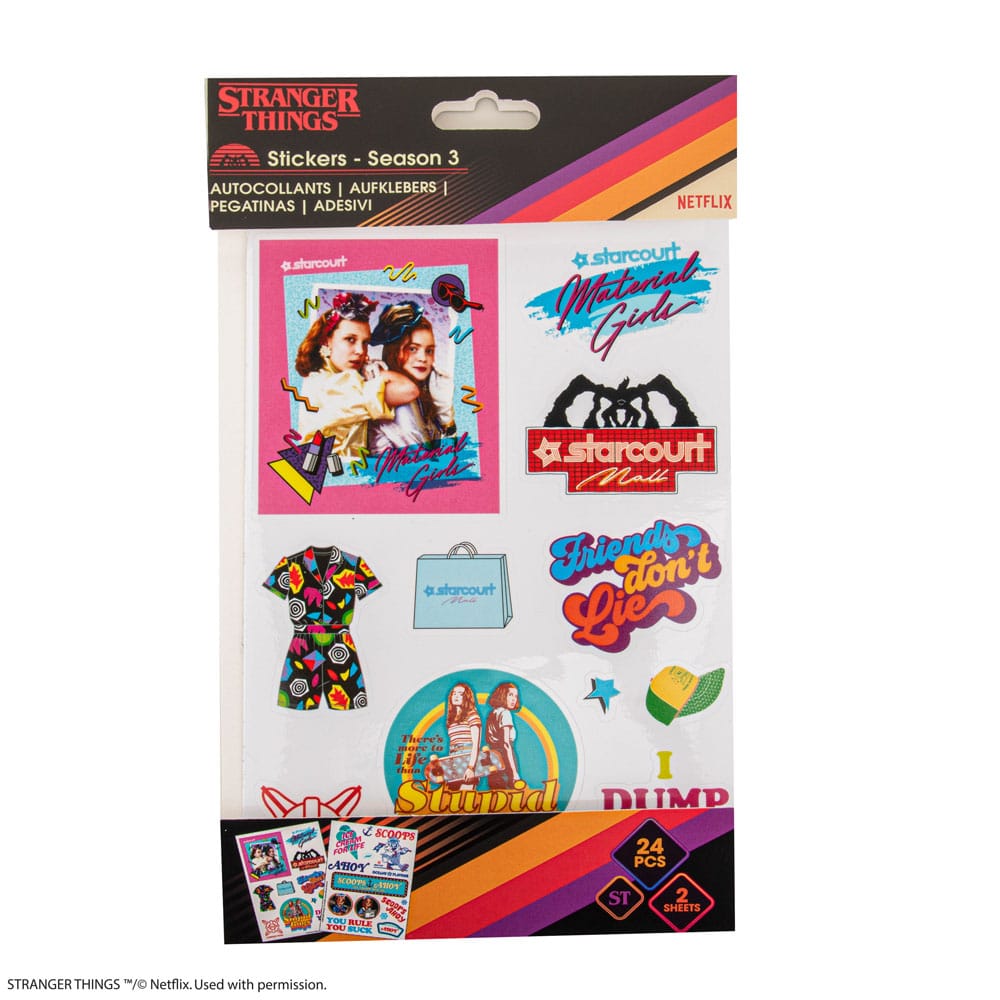Stranger Things Sticker Pack Staffel 3