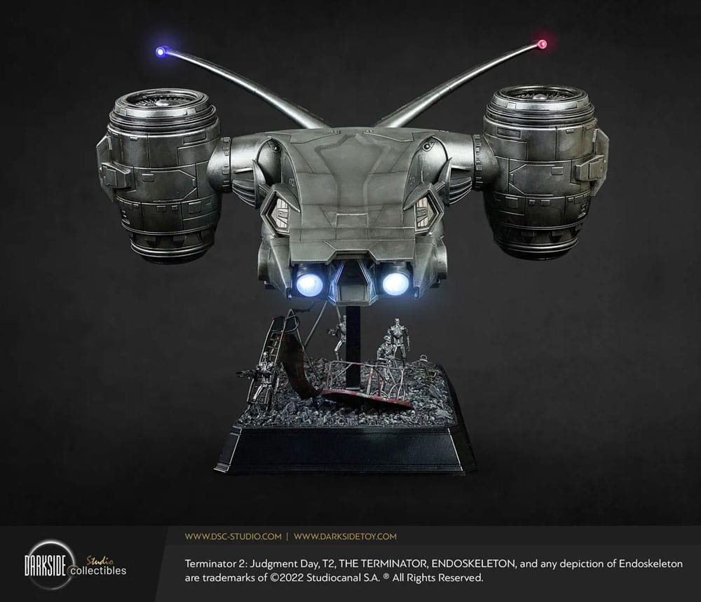 Terminator 2 Judgement Day Replica Aerial Hunter Killer 30th Anniversary Edition 60 cm