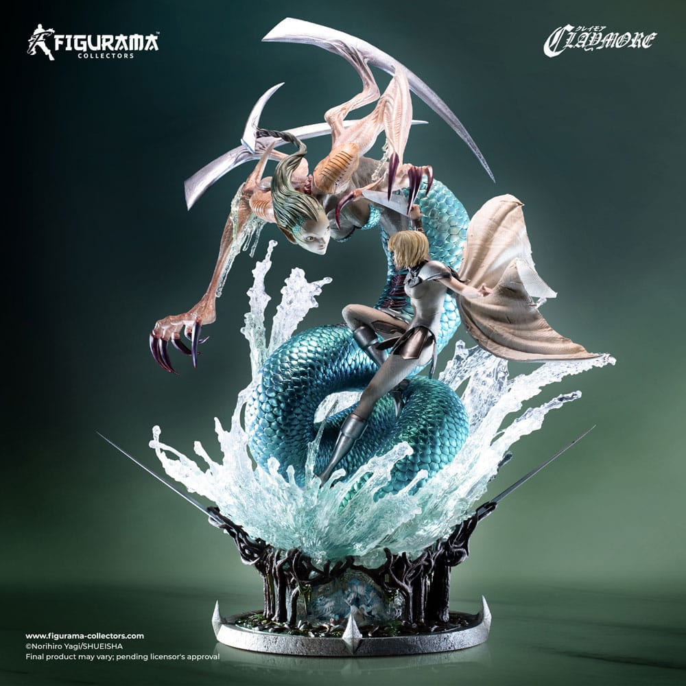 最終値下げ★展示品★希少★SpeaR Claymore-Paychedelic★ Claymore Elite Exclusive Statue 1/6 Clare vs. Ophelia 69 cm