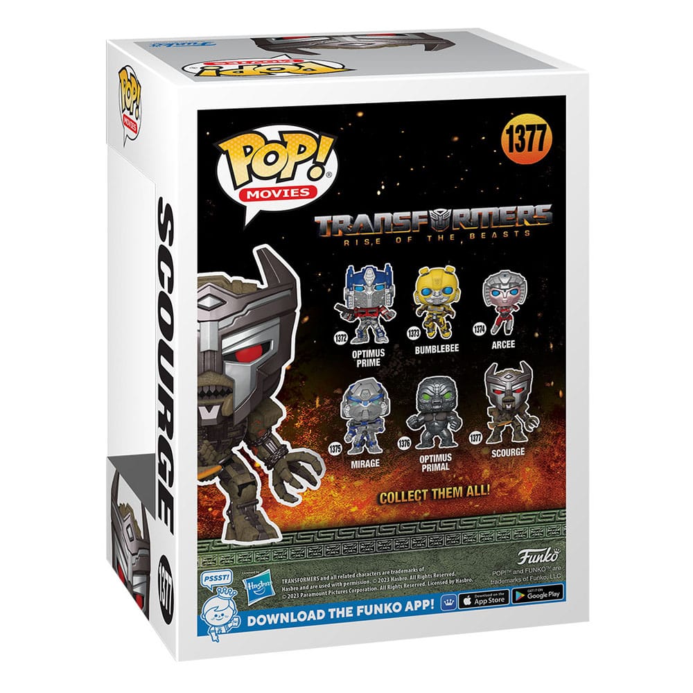 Transformers: Aufstieg der Bestien POP! Filme Vinylfigur Scourge 9 cm