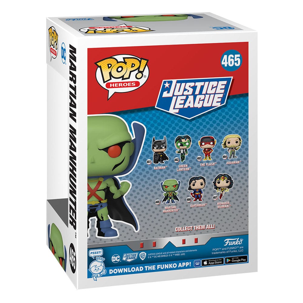 DC Comics POP! Helden-Vinylfigur JL Comic - Martian Manhunter 9 cm