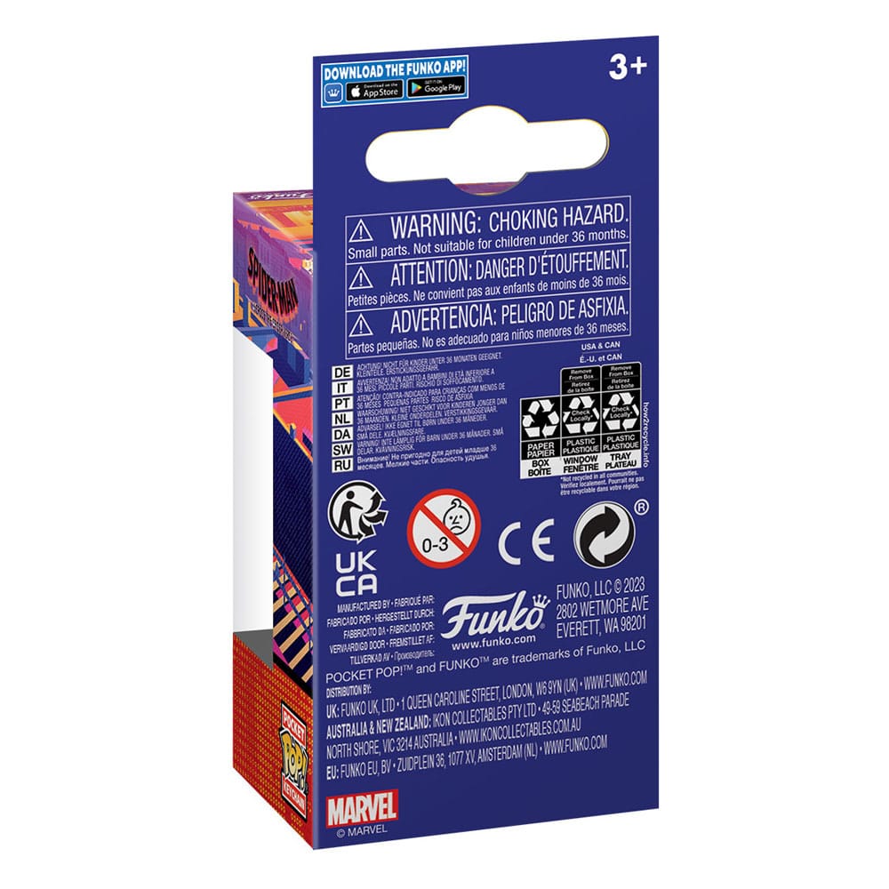 Spider-Man: Across the Spider-Verse POP! Vinyl-Schlüsselanhänger 4 cm Spider-Gwen Display (12)