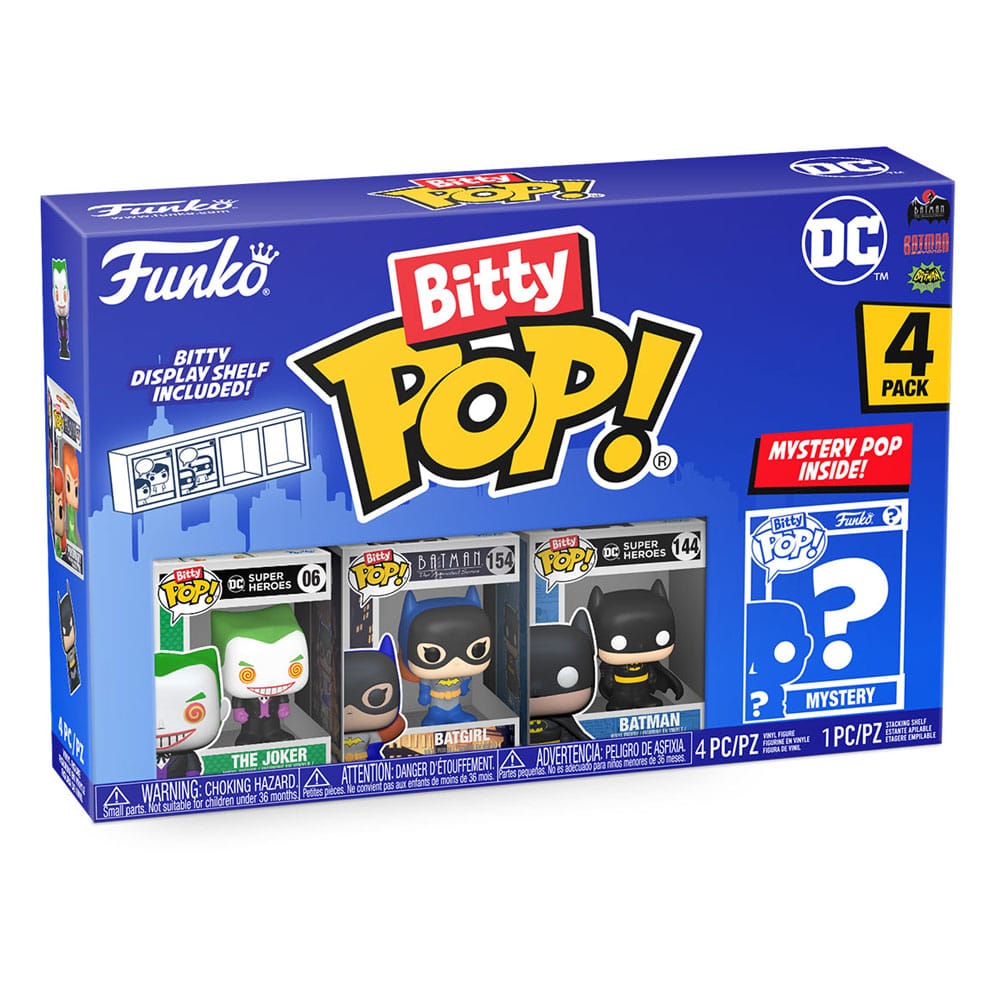 DC Bitty POP! Vinylfigur 4er-Pack Der Joker 2,5 cm