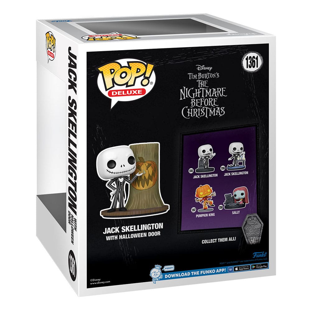 Nightmare before Christmas 30. POP! Deluxe Vinylfigur Jack mit H.Town Door 9 cm