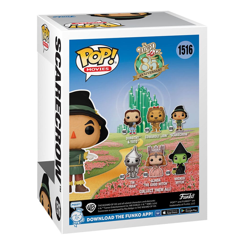Der Zauberer von Oz POP! Filme Vinylfigur Die Vogelscheuche 9 cm