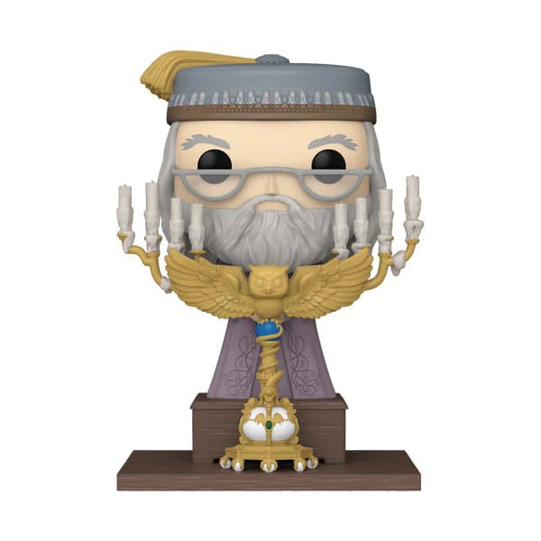 Harry Potter POP! Deluxe Vinylfigur Deluxe Dumbledore mit Podium 12 cm
