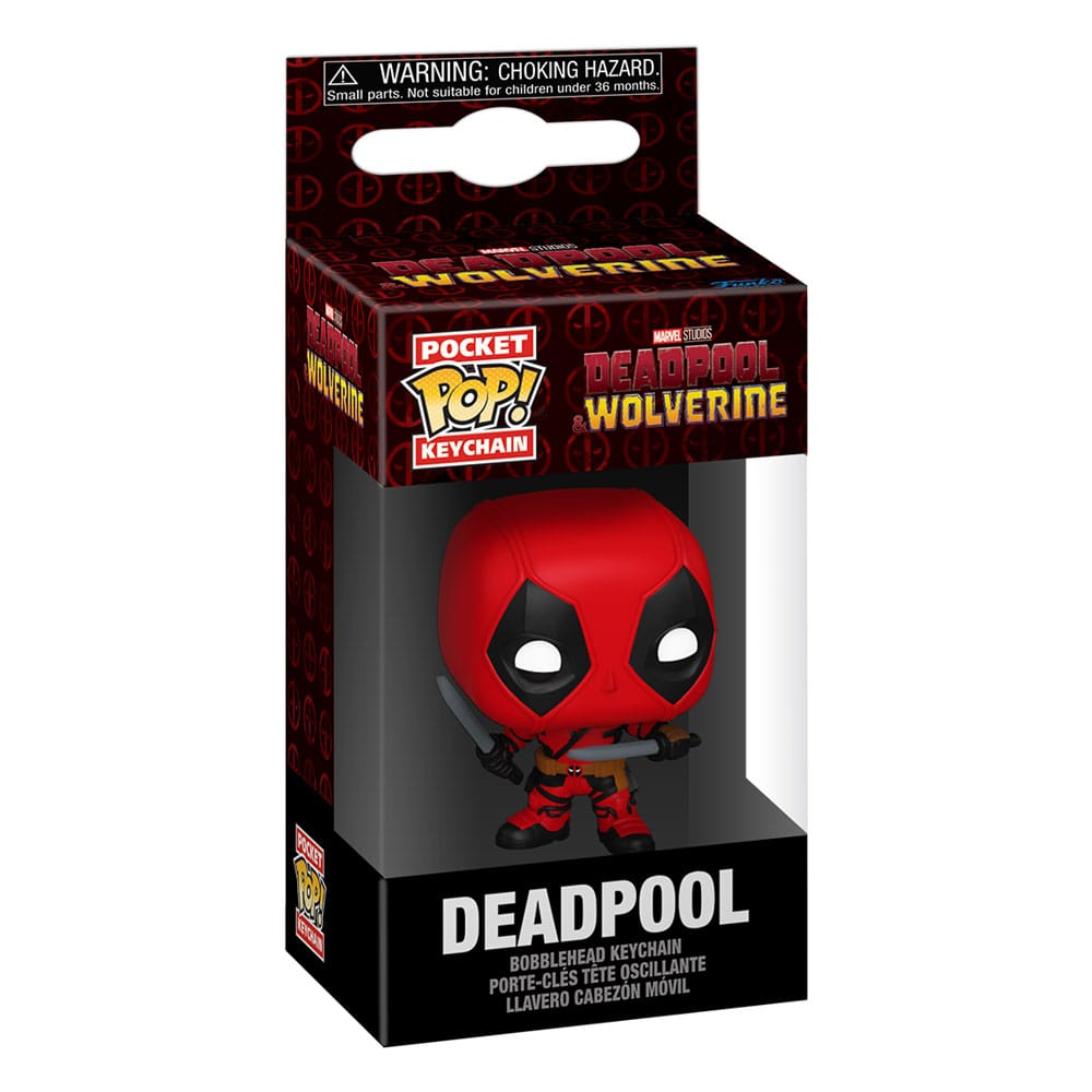 Deadpool 3 POP! Vinyl-Schlüsselanhänger 4 cm Deadpool Display (12)