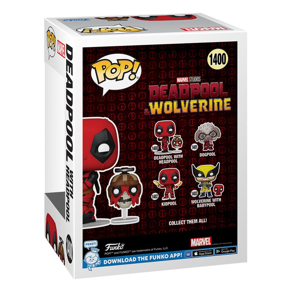 Deadpool 3 POP & Buddy! Vinylfigur Deadpool mit Headpool 9 cm