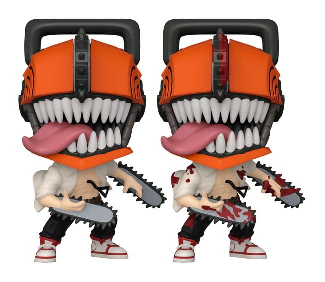 Kettensägenmann POP! Animation Vinyl Figuren Chainsaw Man w/CH(BD) 9 cm Sortiment (6)