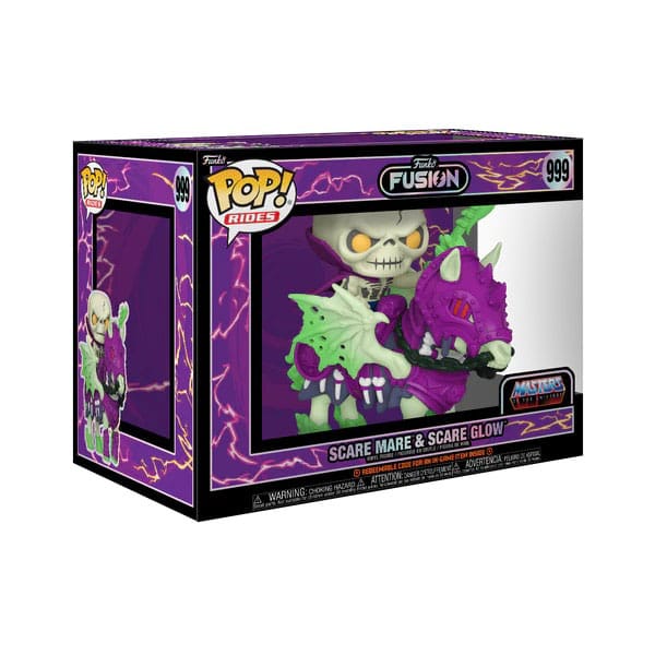 Masters of the Universe POP! Reitet Vinylfigur Scareglow mit Nyte-Mare 15 cm
