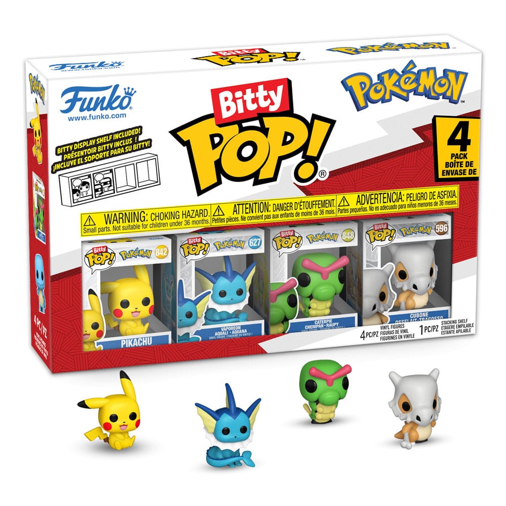 Pokémon Bitty POP! Vinyl Figure 4-Pack Series 1 2 cm