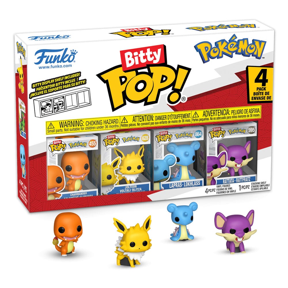 Pokémon Bitty POP! Vinyl Figure 4-Pack Series 2 2 cm