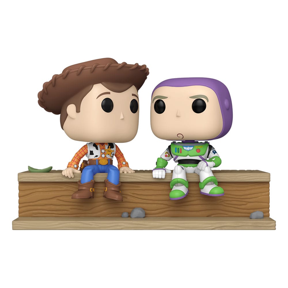Toy Story POP Moment Vinyl Figures Woody and Buzz (30th Anniversary) 9 cm